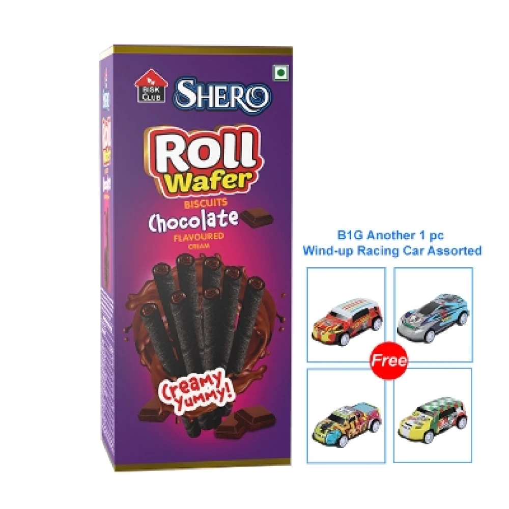 Shero Premium Roll Wafer Chocolate 100g
