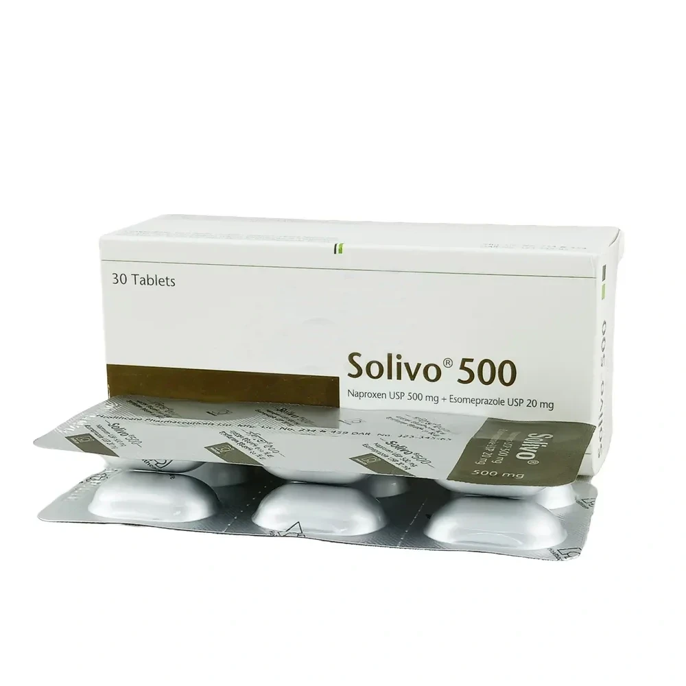 Solivo 500mg+20mg Tablet