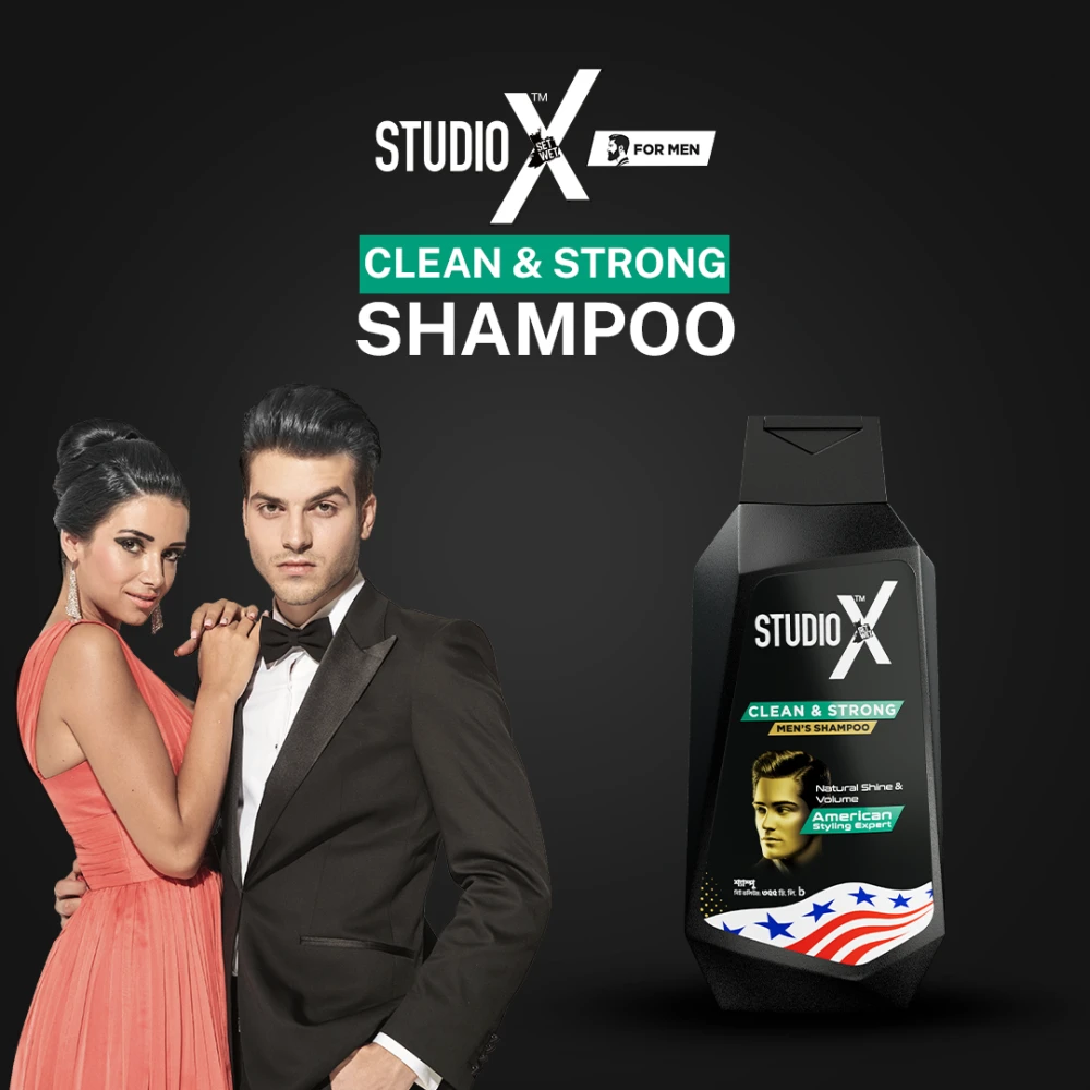 Studio X Clean & Strong Shampoo 175ml