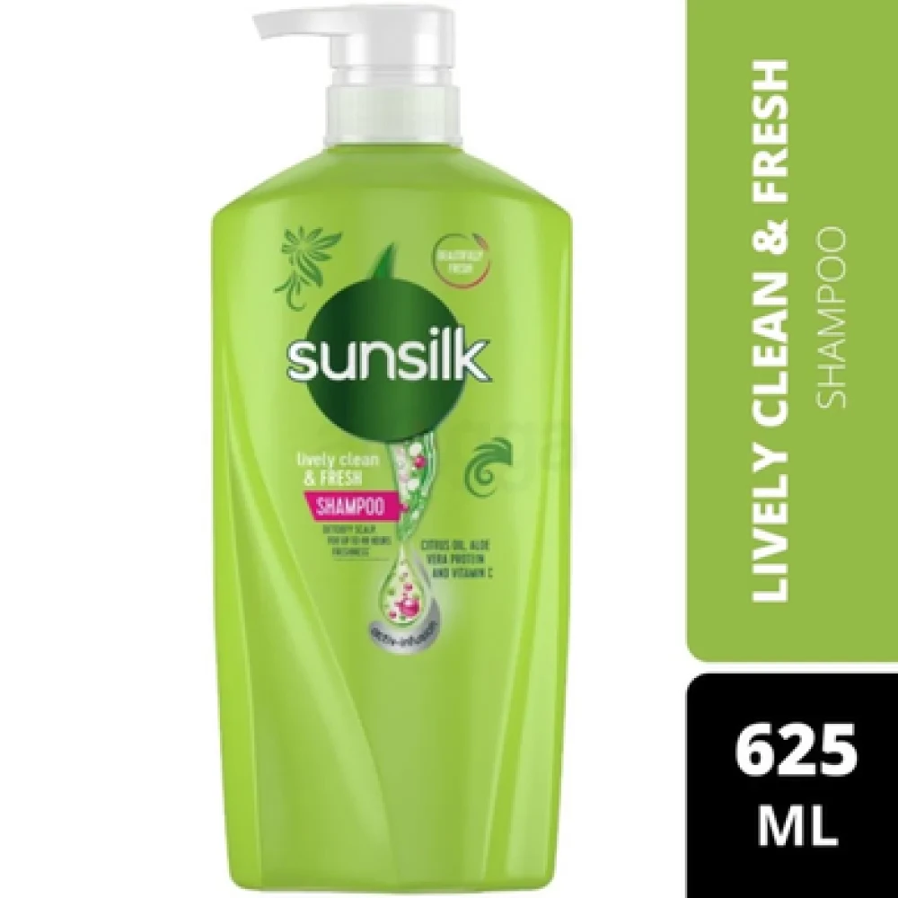 Sunsilk Lively Clean & Fresh Shampoo 625ml