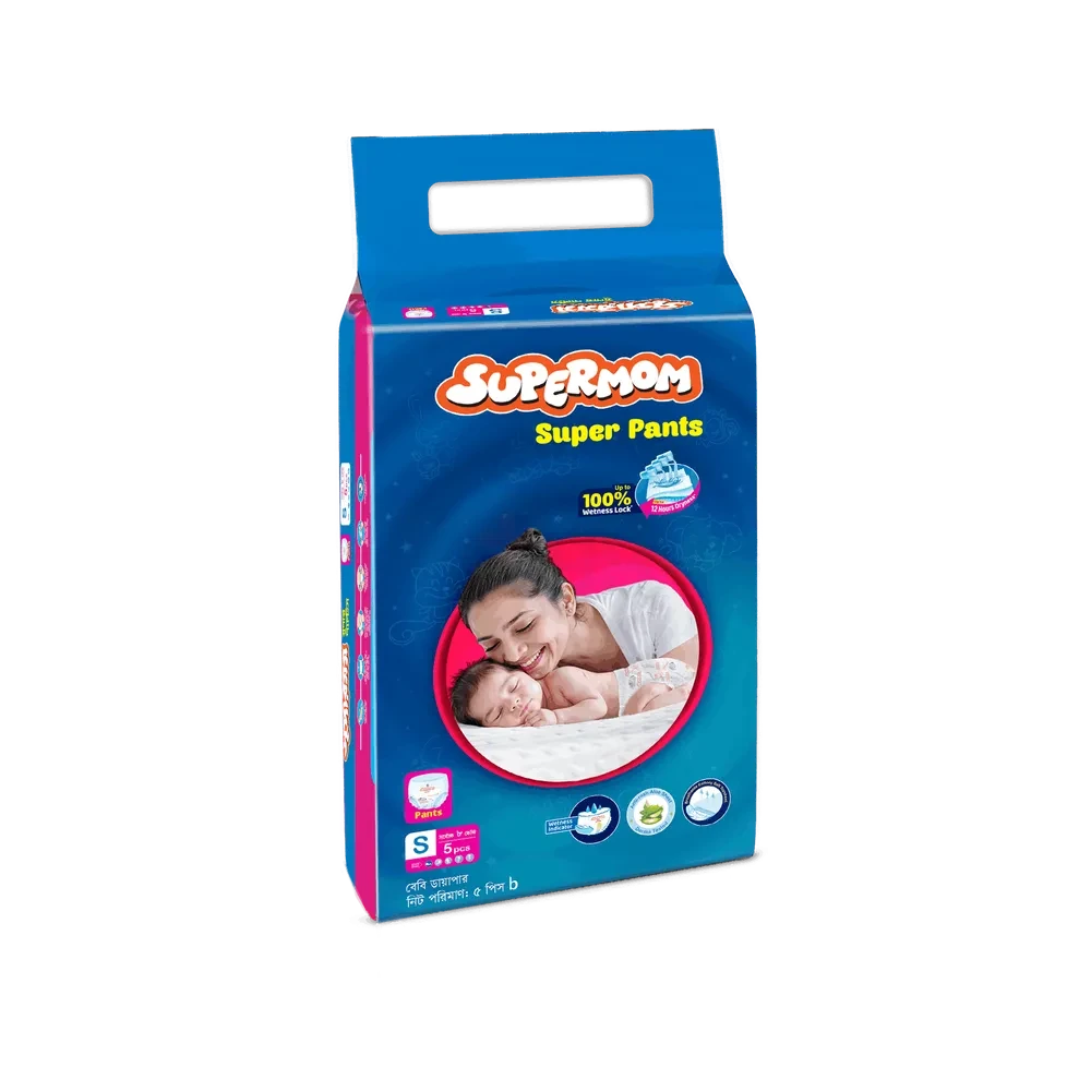 Supermom Baby Super Pant Diaper Small (0-8)kg 5pcs