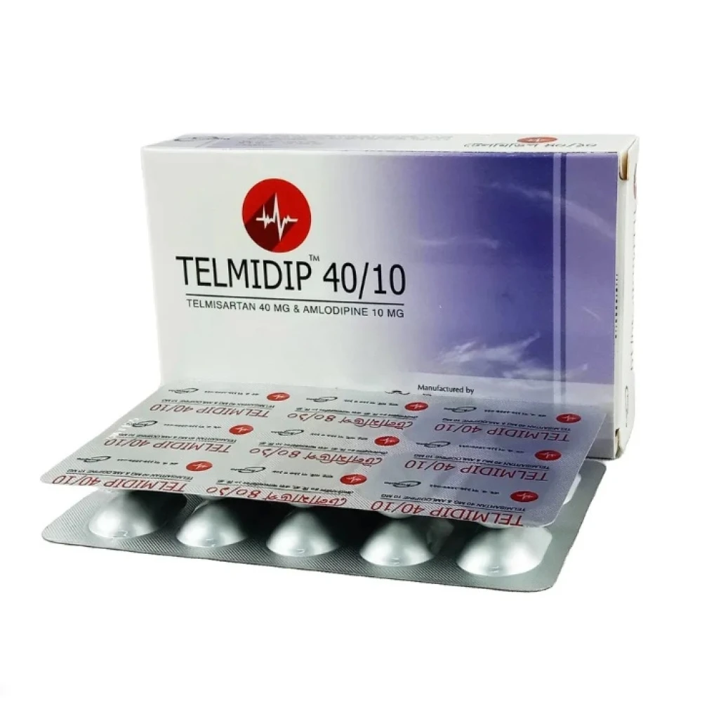 Telmidip 40/10mg Tab