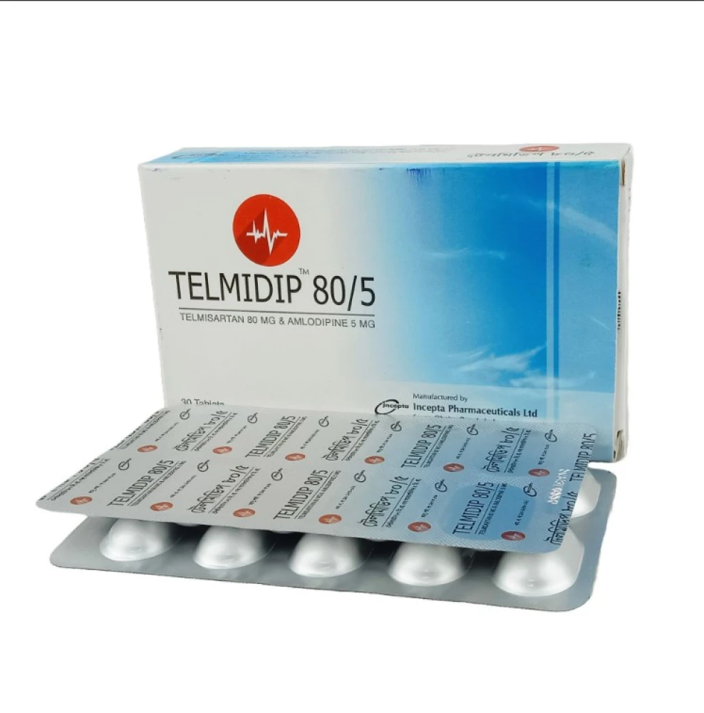 Telmidip 80/5mg Tablet