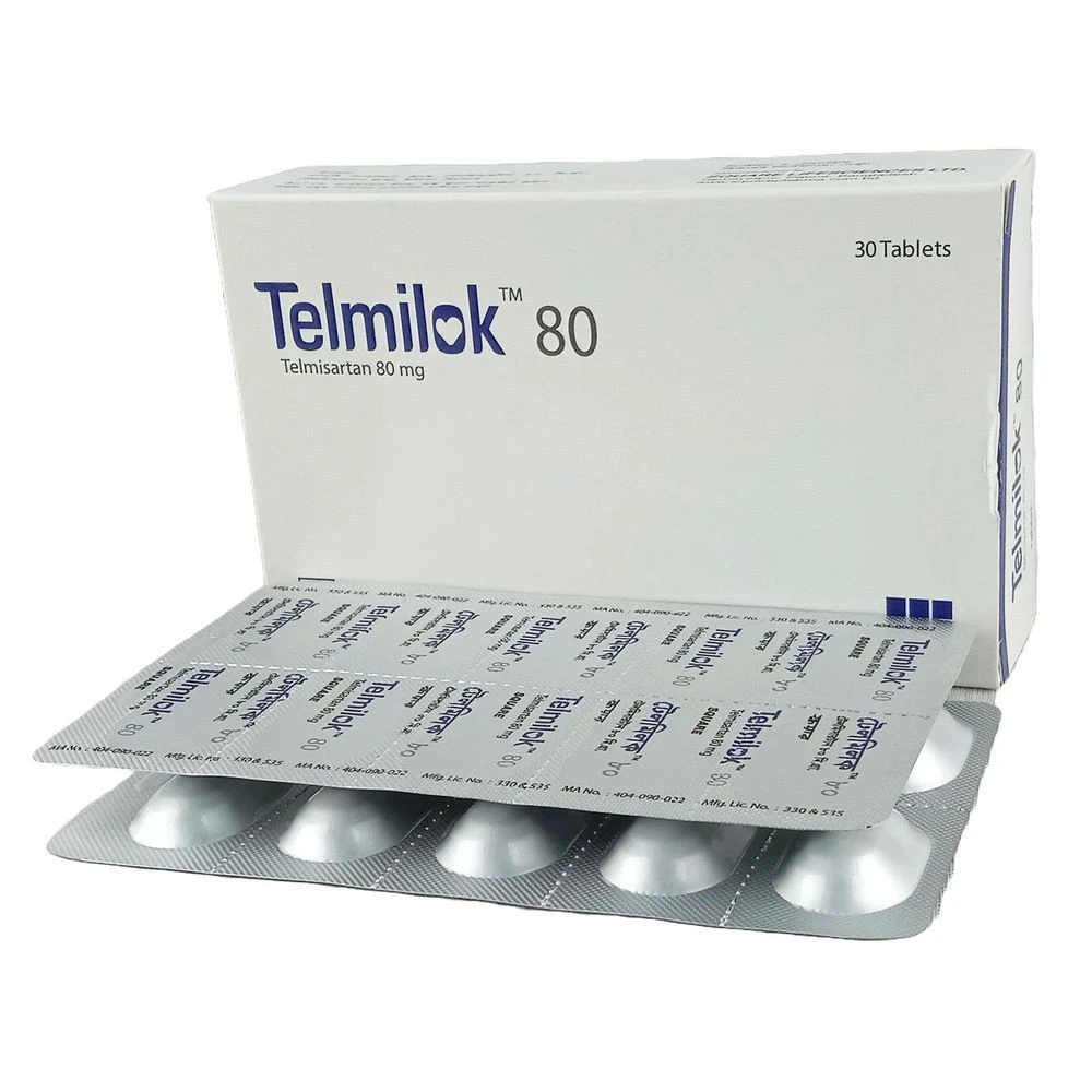 Telmilok 80mg Tablet