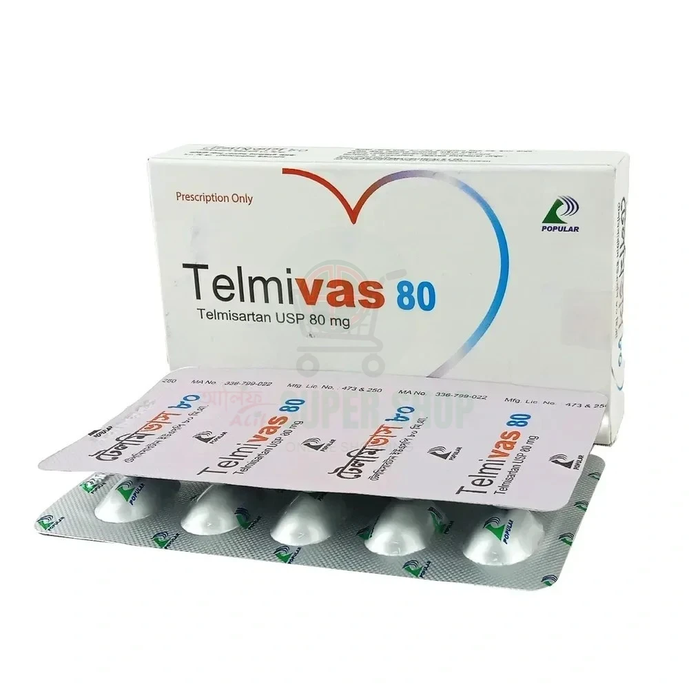 Telmivas  80mg Tablet