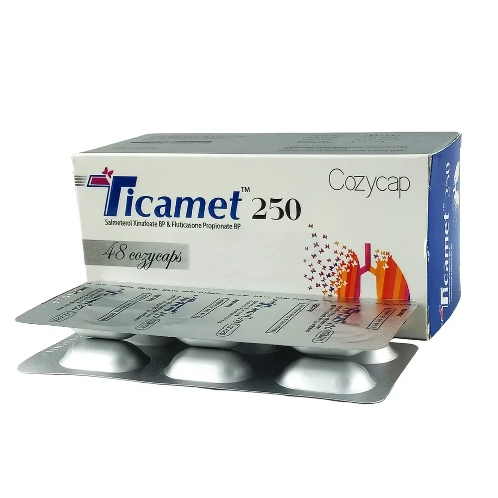 Ticamet 250mg Cozycap
