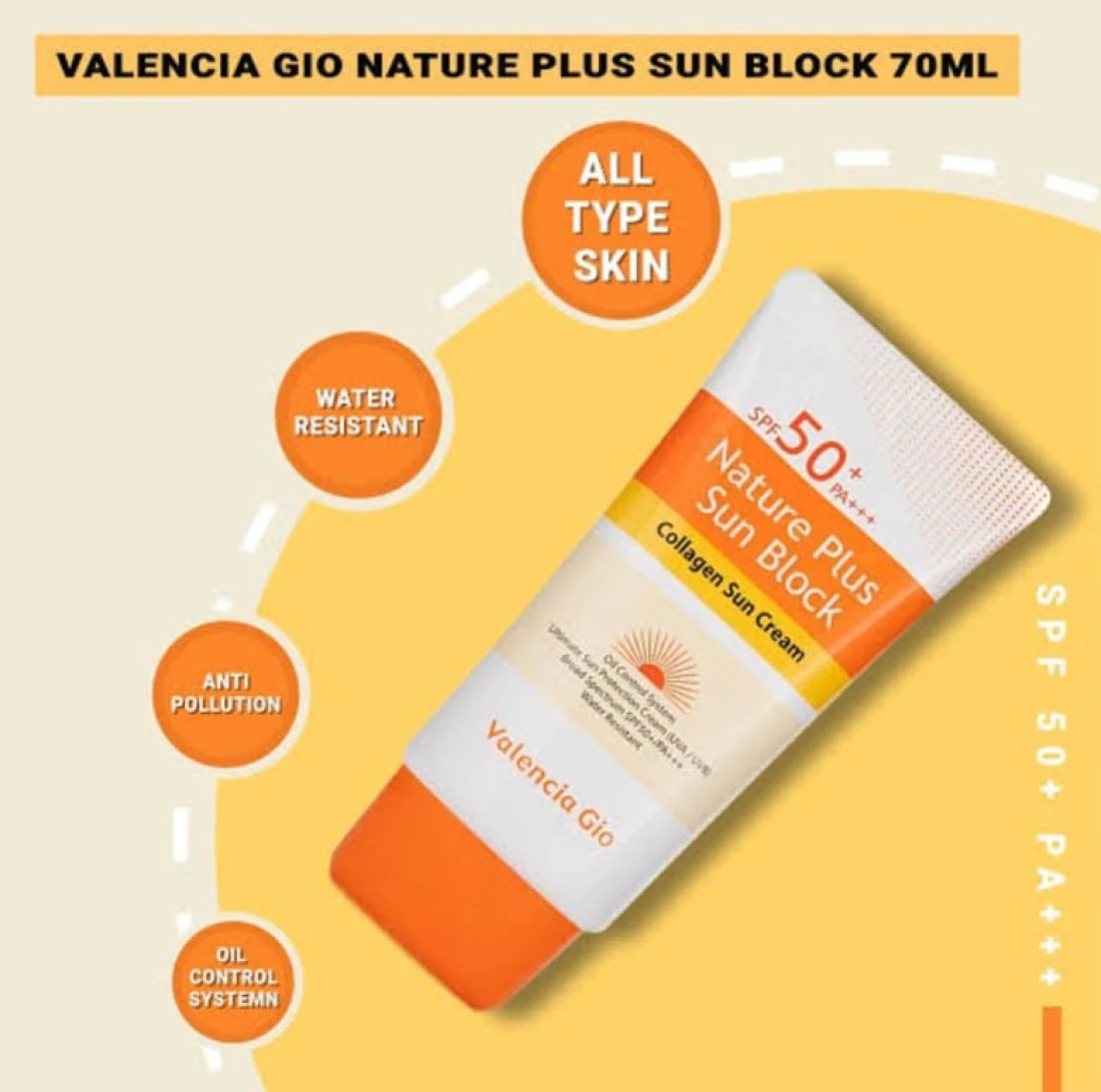 Valencia Gio Collagen Sun Cream SPF 50+ 70ml