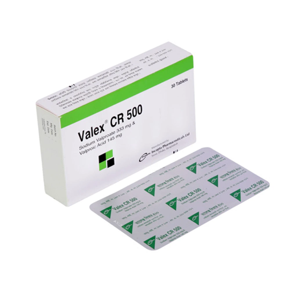 Valex CR 500mg Tab