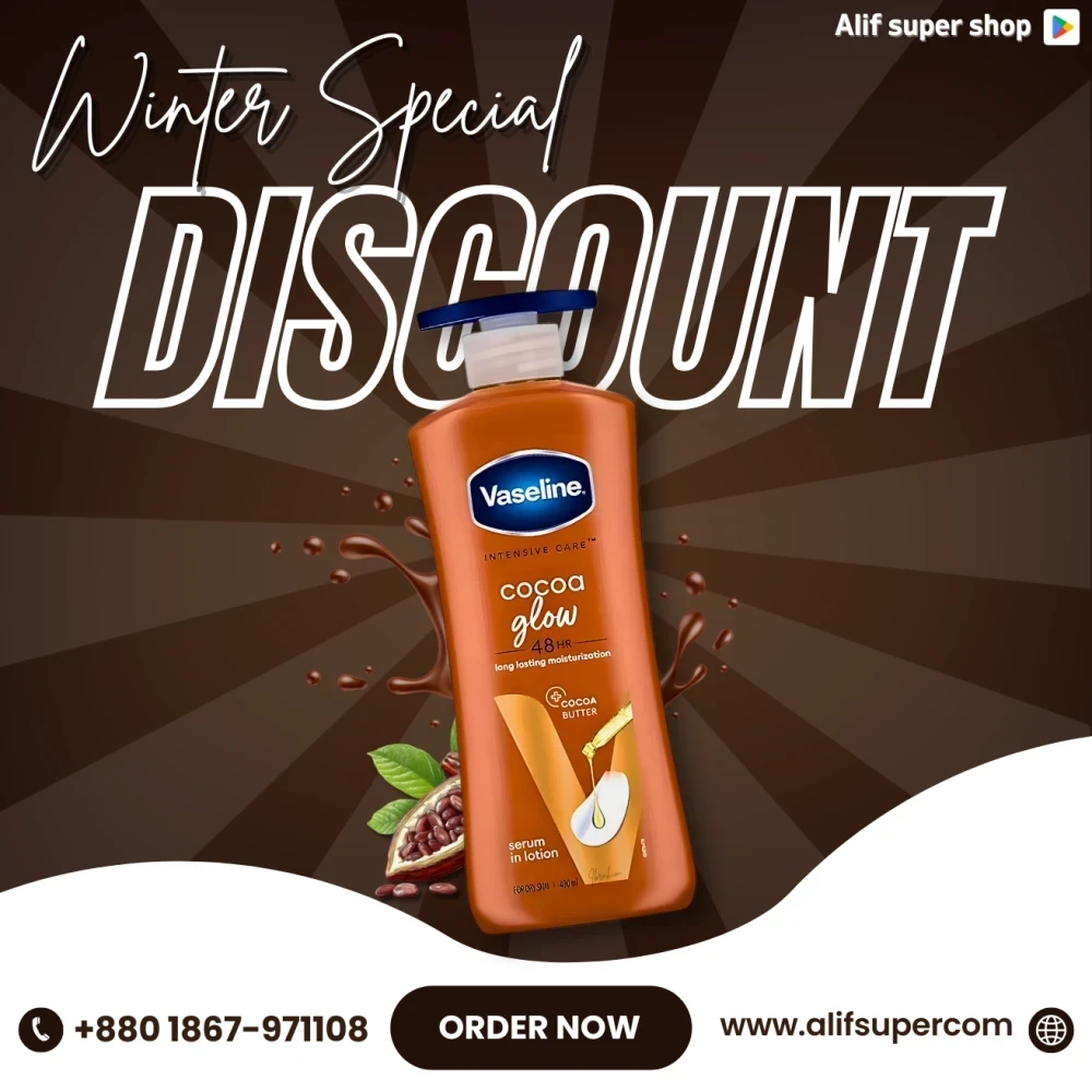 Vaseline Cocoa Glow Serum In Lotion 400ml