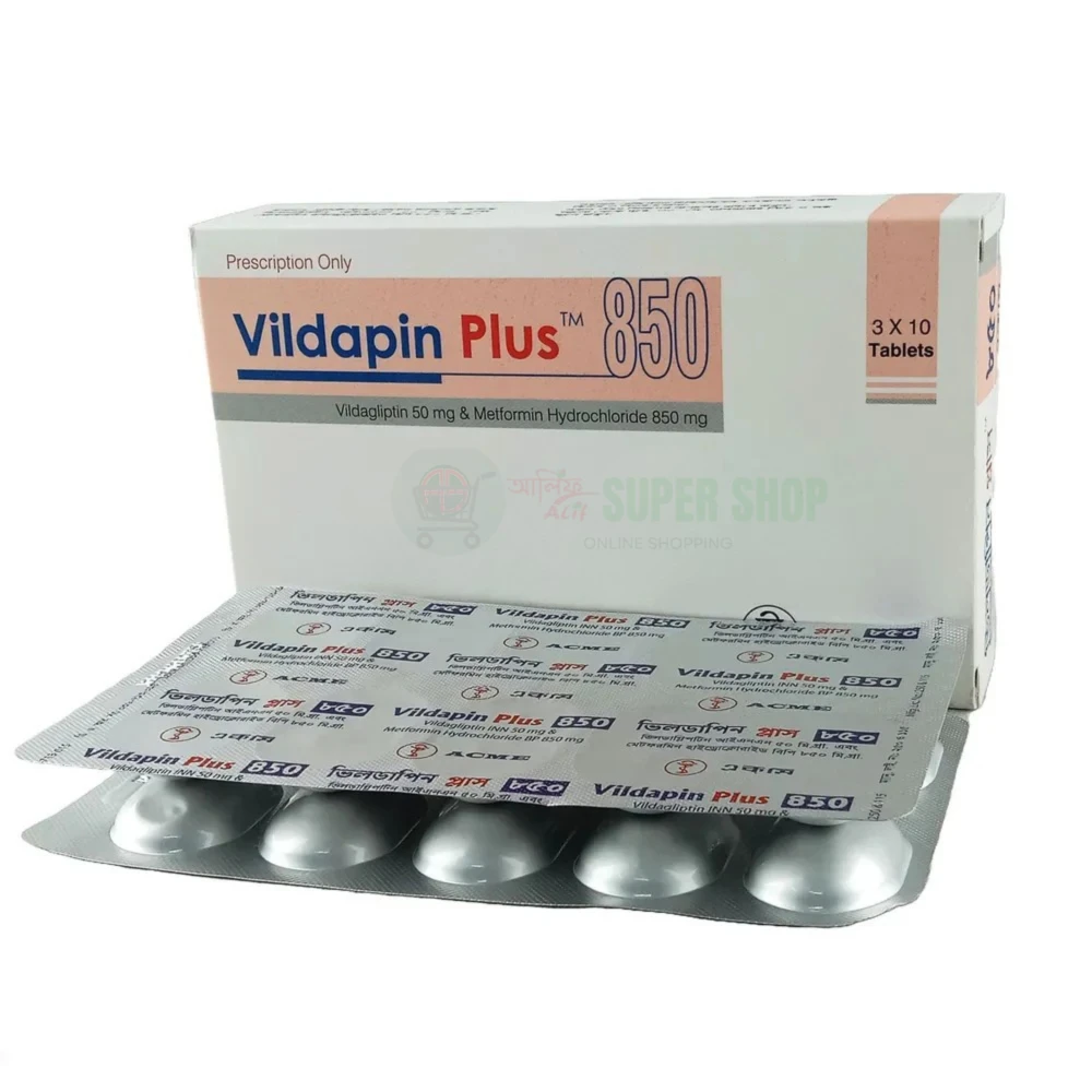 Vildapin plus 850mg Tab