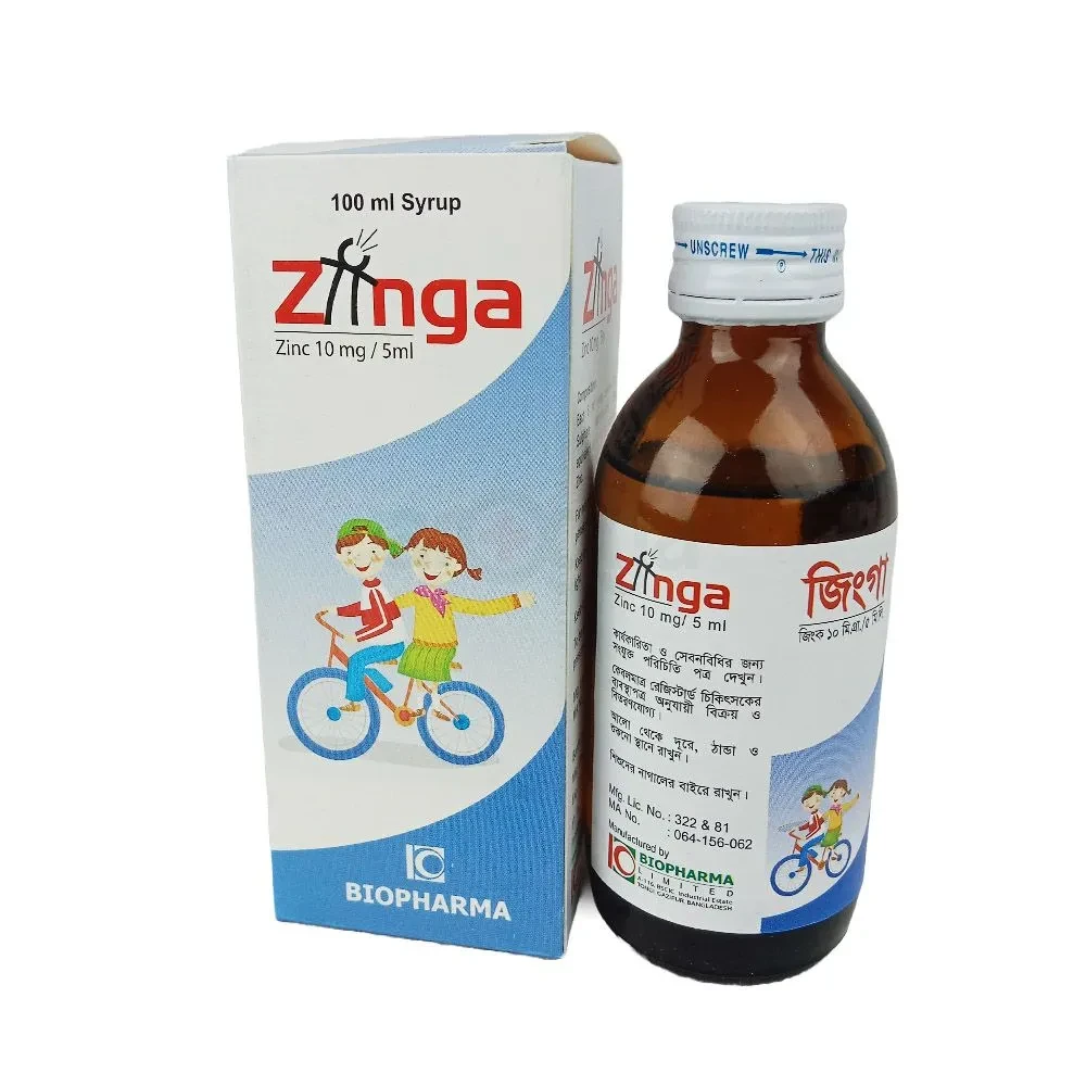 Zinga 100ml Syrup